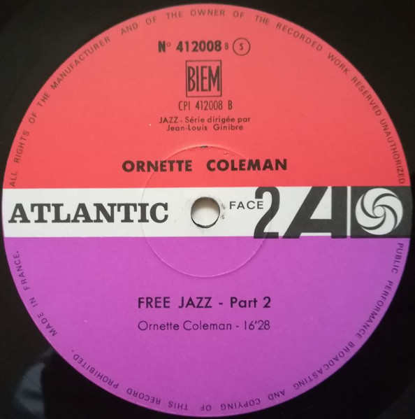 The Ornette Coleman Double Quartet - Free Jazz | Atlantic (412 008) - 4