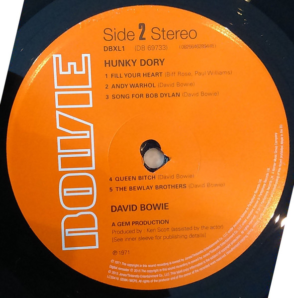 David Bowie - Hunky Dory | Parlophone (0825646289448) - 4
