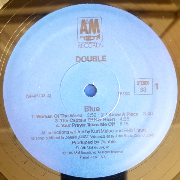 Double - Blue | A&M Records (SP-5133) - 3