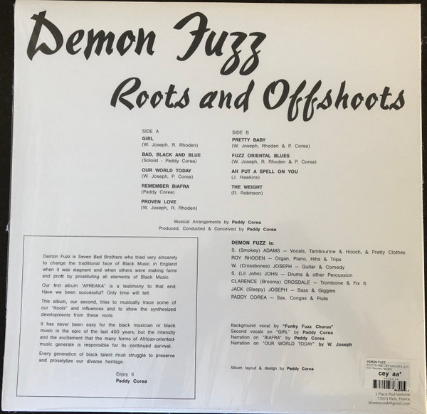 Demon Fuzz - Roots And Offshoots | Klimt Records (MJJ 400) - 2