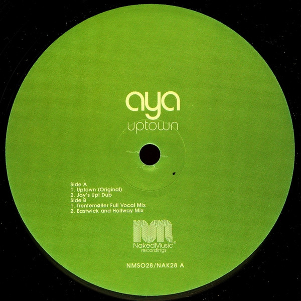 Aya - Uptown | Naked Music Recordings (NMS028 / NAK28) - 3