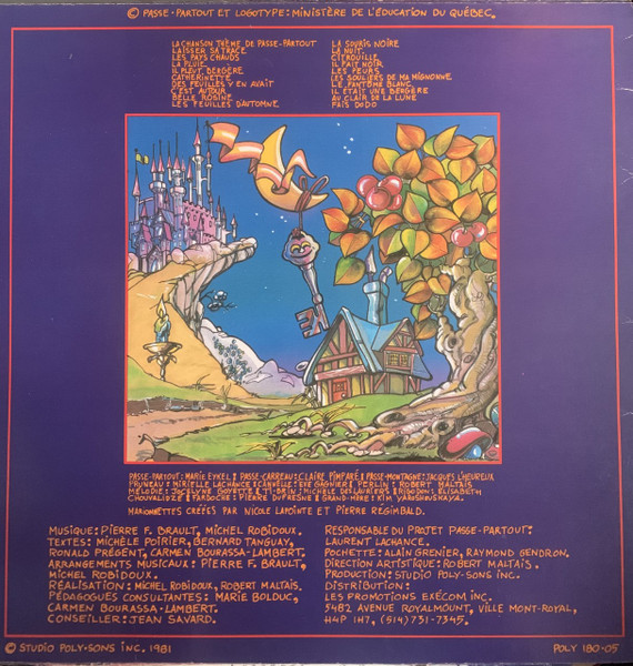 Passe-Partout - Passe-Partout - Volume 3 | Studio Poly-Sons Inc. (Poly 180-05) - 2 Passe-Partout - Passe-Partout - Volume 3 | Studio Poly-Sons Inc. (Poly 180-05) - 2