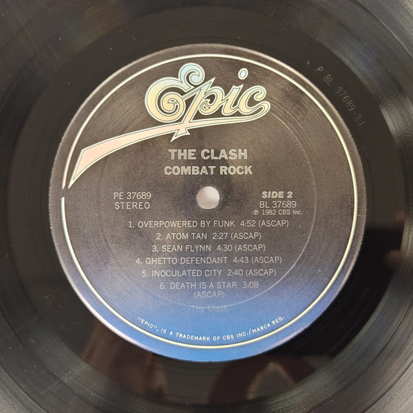 The Clash - Combat Rock | Epic (PE 37689) - 4 The Clash - Combat Rock | Epic (PE 37689) - 4
