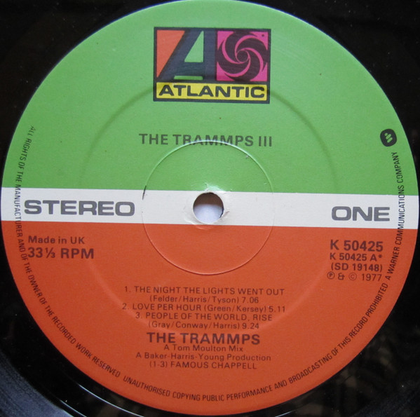 The Trammps - The Trammps III | Atlantic (K50425) - 3 The Trammps - The Trammps III | Atlantic (K50425) - 3