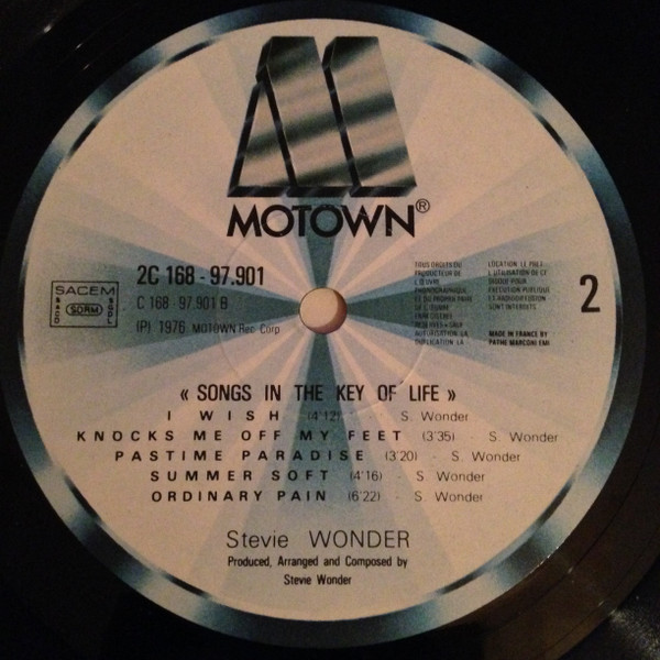 Stevie Wonder - Songs In The Key Of Life | Motown (2C 168-97.900/1) - 3 Stevie Wonder - Songs In The Key Of Life | Motown (2C 168-97.900/1) - 3