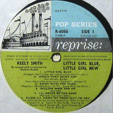 Keely Smith - Little Girl Blue / Little Girl New | Reprise Records (R 6086) - 2