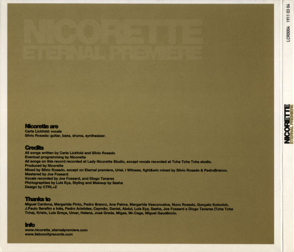 Nicorette - Eternal Premiére | Zona Música (ZM00128) - 2
