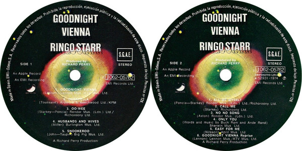 Ringo Starr - Goodnight Vienna | Odeon (1 J 062-05762) - 4