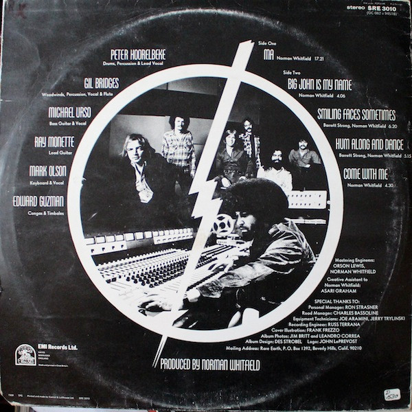 Rare Earth - Ma | Rare Earth (SRE 3010) - 2