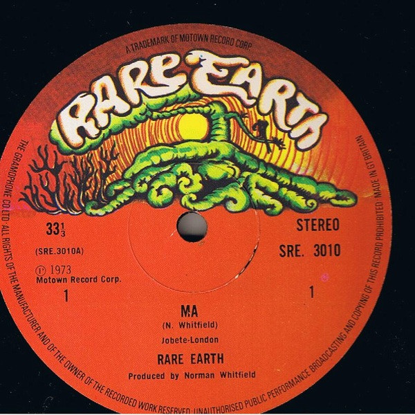 Rare Earth - Ma | Rare Earth (SRE 3010) - 3