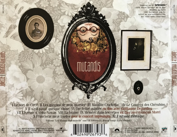 Juliette - Mutatis Mutandis | Polydor (982 679-3) - 2