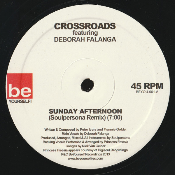 Crossroads Featuring Deborah Falanga - Sunday Afternoon | Be Yourself Recordings (BEYOU-001)