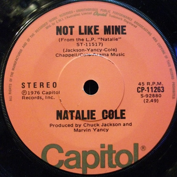 Natalie Cole - Mr. Melody | Capitol Records (CP-11263) - 2