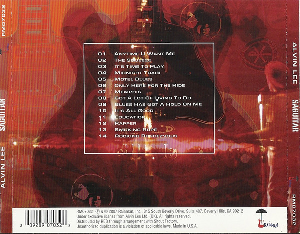 Alvin Lee - Saguitar | Rainman (RM07032) - 3 Alvin Lee - Saguitar | Rainman (RM07032) - 3