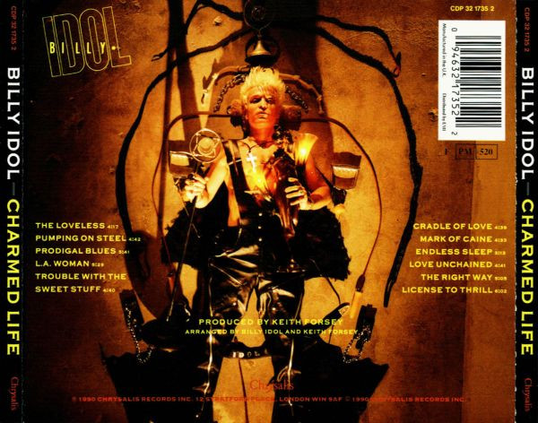 Billy Idol - Charmed Life | Chrysalis (CDP 32 1735 2) - 2
