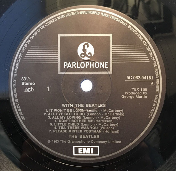 The Beatles - With The Beatles | Parlophone (5C 062-04181) - 3