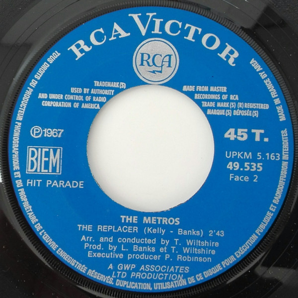 The Metros - Let's Groove / The Replacer | RCA Victor (49.535) - 4 The Metros - Let's Groove / The Replacer | RCA Victor (49.535) - 4