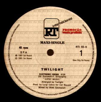 Twilight - Electronic Friend / Boxer | RT Internacional (RTI 55-9) - 2