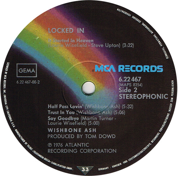 Wishbone Ash - Locked In | MCA Records (6.22 467) - 4