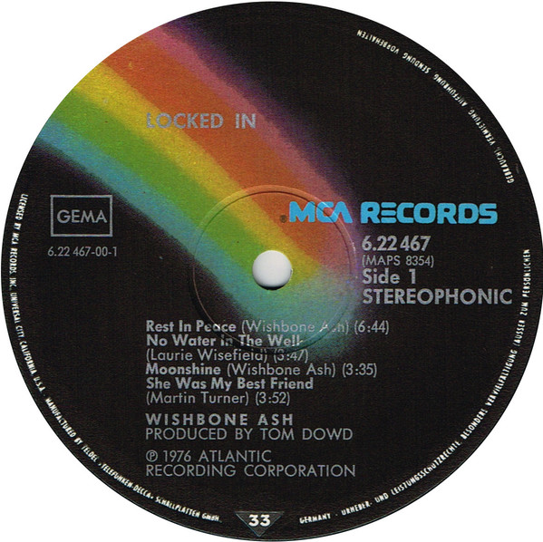 Wishbone Ash - Locked In | MCA Records (6.22 467) - 3