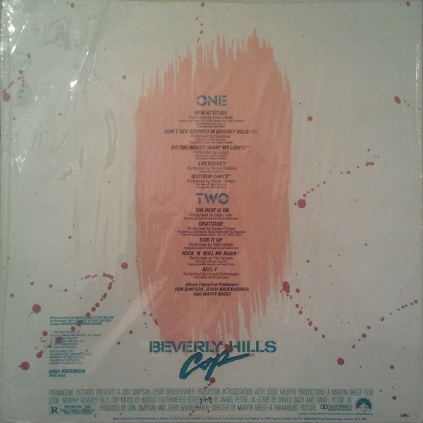 Various - Music From The Motion Picture Soundtrack - Beverly Hills Cop | MCA Records (MCA-5553) - 2