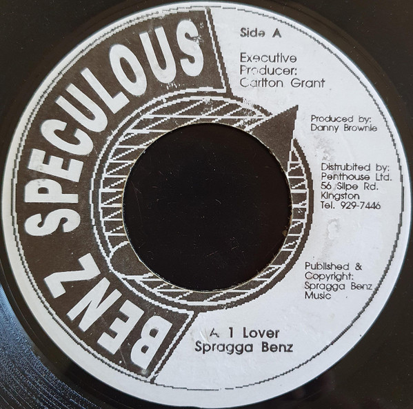 Spragga Benz - A 1 Lover | Benz Speculous (none) - main