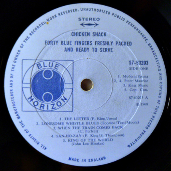Chicken Shack - Forty Blue Fingers, Freshly Packed And Ready To Serve | Blue Horizon (7-63203) - 3