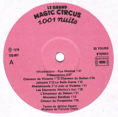 Le Grand Magic Circus - 1.001 Nuits | Not On Label (Le Grand Magic Circus Self-released) (733 801) - 3 Le Grand Magic Circus - 1.001 Nuits | Not On Label (Le Grand Magic Circus Self-released) (733 801) - 3