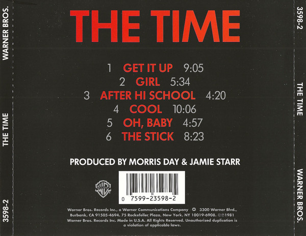 The Time - The Time | Warner Bros. Records (3598-2) - 2