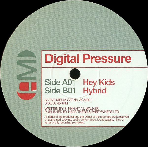 Digital Pressure - Hey Kids | Active Media (ACM 001) - 2