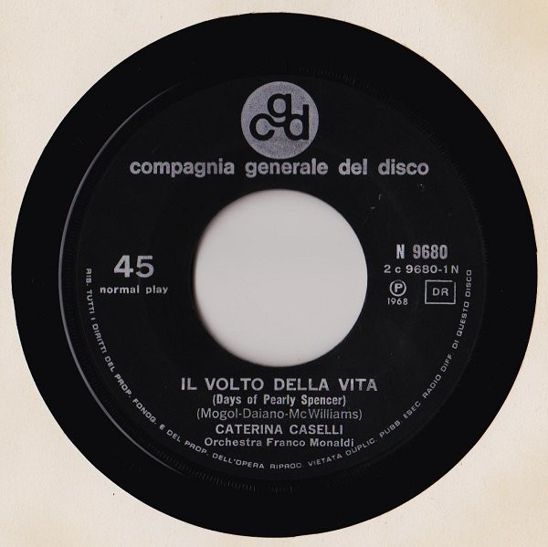 Caterina Caselli - Il Volto Della Vita | CGD (N 9680) - 3 Caterina Caselli - Il Volto Della Vita | CGD (N 9680) - 3