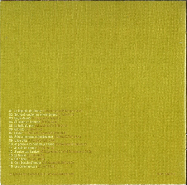 Diane Tell - Tout De Diane Tell | BMG France (74321 969712) - 4