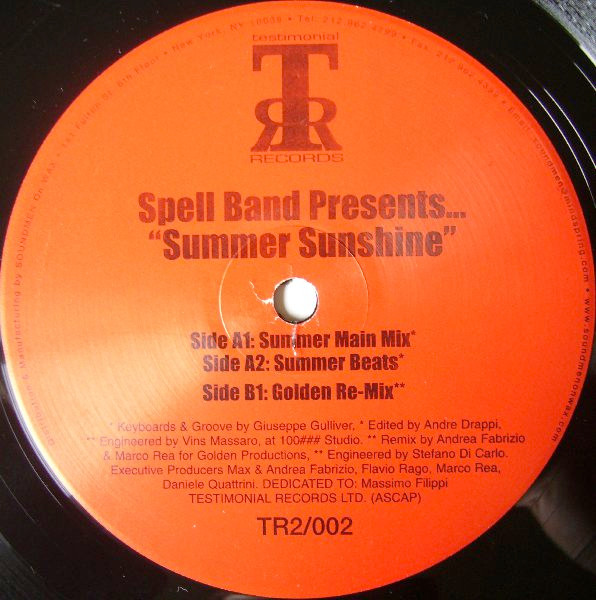Spellband - Summer Sunshine | Testimonial Records (TR2/002)