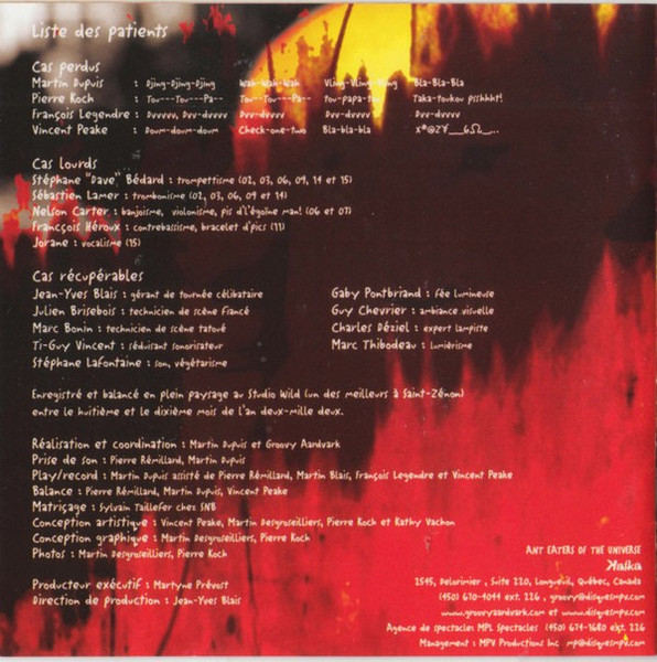 Groovy Aardvark - Masotherapie [CD] | Kafka (MPVCD-1399) - 2