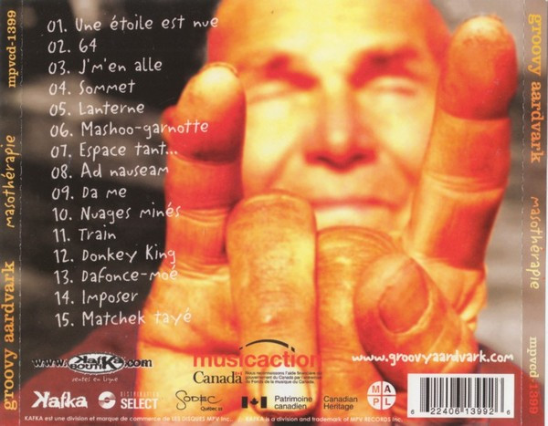 Groovy Aardvark - Masotherapie [CD] | Kafka (MPVCD-1399) - 4