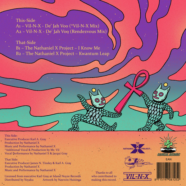 Vil-N-X / The Nathaniel X Project - De' Jah Voo EP | Clinical Records (CLINICAL002) - 2 Vil-N-X / The Nathaniel X Project - De' Jah Voo EP | Clinical Records (CLINICAL002) - 2