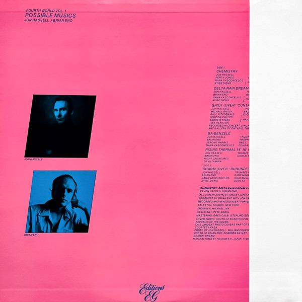 Jon Hassell / Brian Eno - Fourth World Vol. 1 - Possible Musics | Editions EG (MPF 1322) - 2