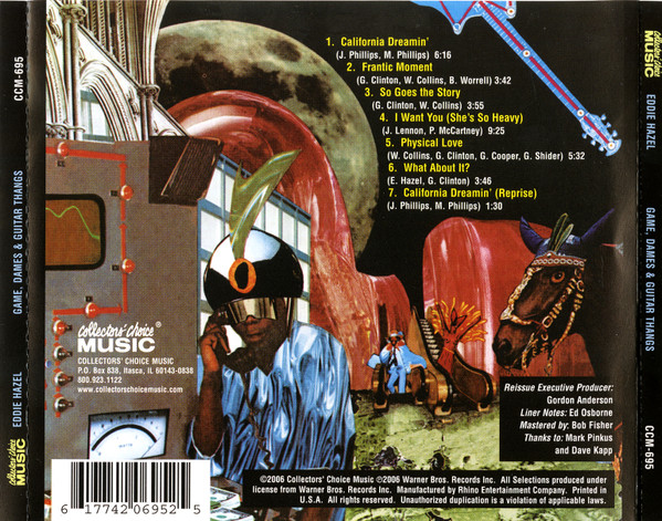 Eddie Hazel - Game, Dames And Guitar Thangs | Collectors' Choice Music (CCM-695) - 2 Eddie Hazel - Game, Dames And Guitar Thangs | Collectors' Choice Music (CCM-695) - 2