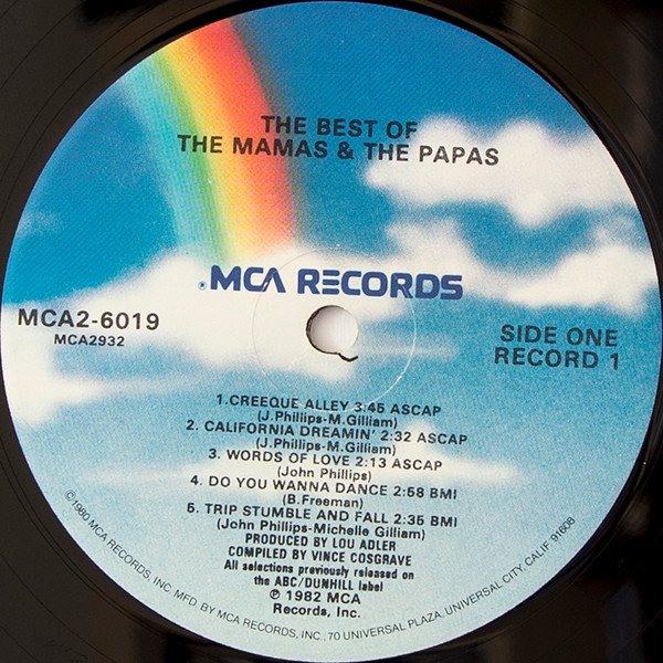 The Mamas & The Papas - The Best Of | MCA Records (MCA 2-6019) - 3 The Mamas & The Papas - The Best Of | MCA Records (MCA 2-6019) - 3