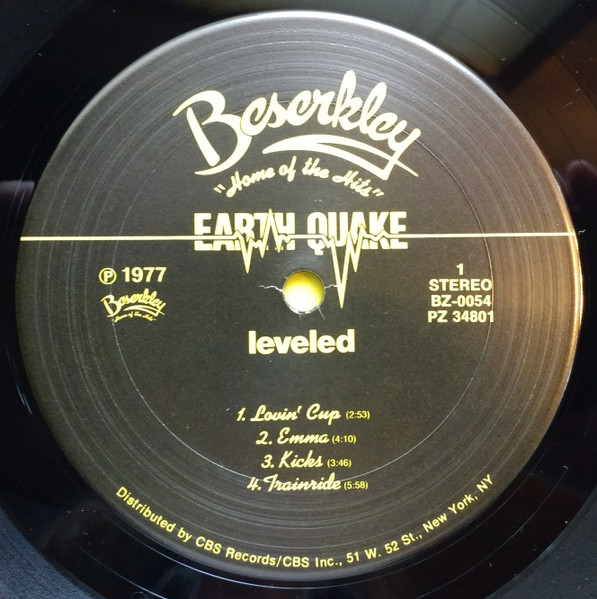 Earth Quake - Leveled | Beserkley (BZ-0054) - 3