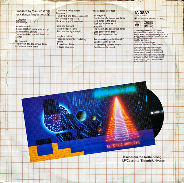 Earth, Wind & Fire - Magnetic | CBS (TA 3887) - 2