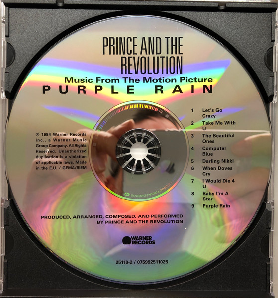 Prince And The Revolution - Purple Rain | Warner Records (25110-2) - 2