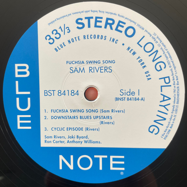 Sam Rivers - Fuchsia Swing Song | Blue Note (4859563) - 2