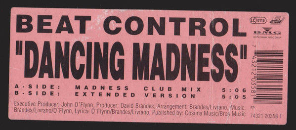 Beat Control - Dancing Madness | BMG (74321 20358 1) - 2