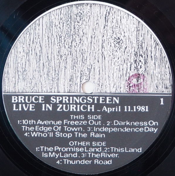 Bruce Springsteen & The E-Street Band - Live In Zürich | Ocean Records Ltd (O.R.001) - 3 Bruce Springsteen & The E-Street Band - Live In Zürich | Ocean Records Ltd (O.R.001) - 3