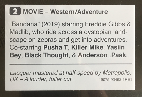Freddie Gibbs & Madlib - Bandana | Madlib Invazion (1907593492-1) - 4 Freddie Gibbs & Madlib - Bandana | Madlib Invazion (1907593492-1) - 4