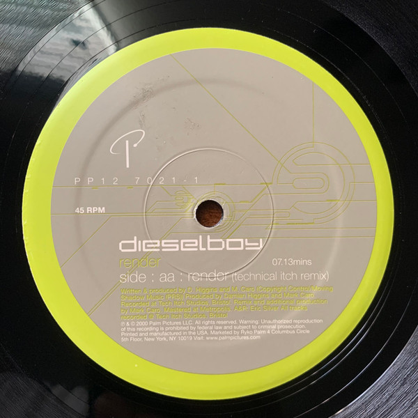 Dieselboy - Render | Palm Pictures (PP12 7021-1) - 2