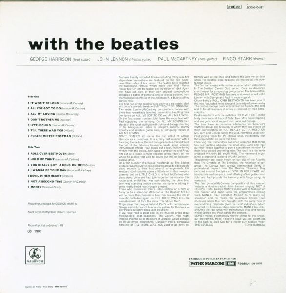 The Beatles - With The Beatles | Parlophone (2C 066-04181) - 2 The Beatles - With The Beatles | Parlophone (2C 066-04181) - 2