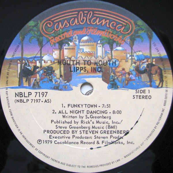 Lipps, Inc. - Mouth To Mouth | Casablanca (NBLP 7197) - 3