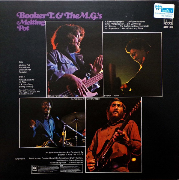 Booker T & The MG's - Melting Pot | Stax (STX 1054) - 2 Booker T & The MG's - Melting Pot | Stax (STX 1054) - 2